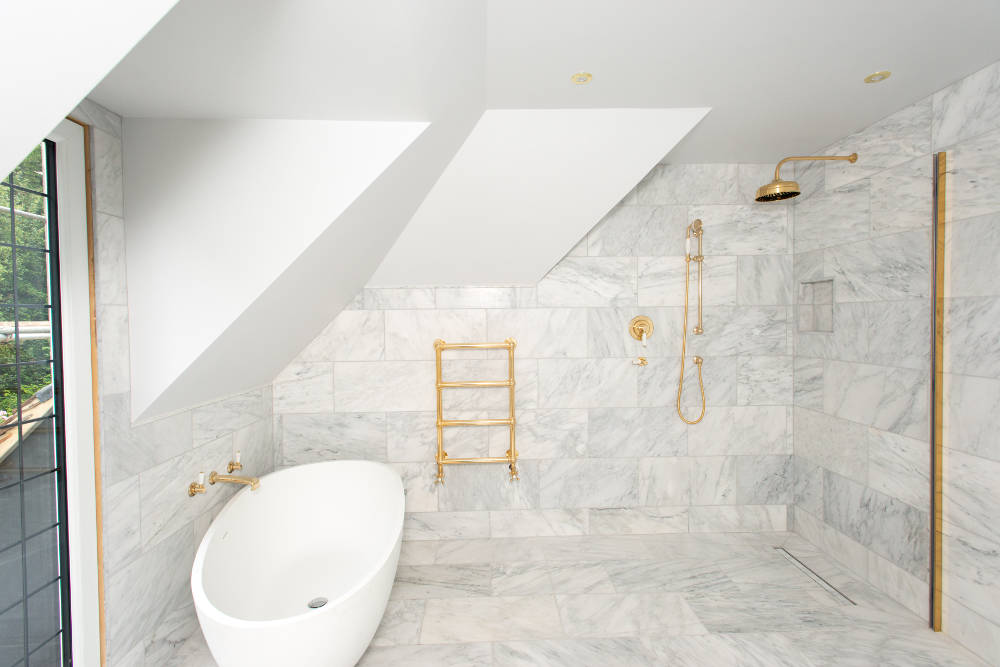 bathroomwithgoldfittingsinstalledbyacgconstruction ACG